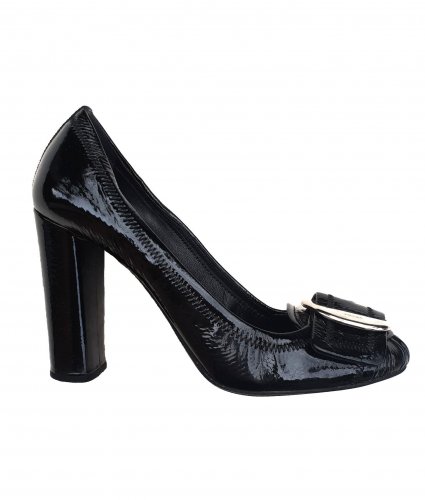 Scarpe decolletè in vernice nere