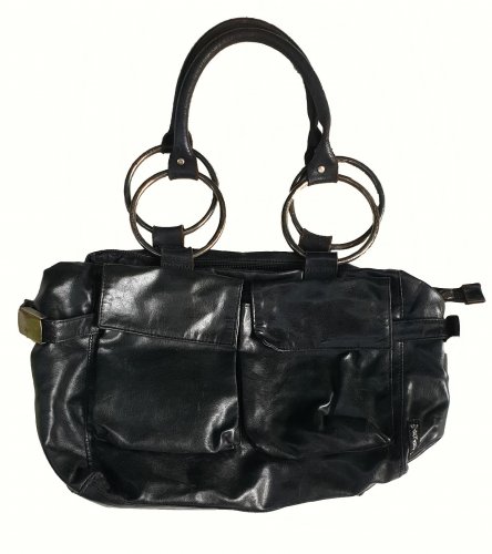 Borsa in pelle nera