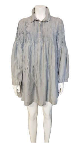 Abito camicia grigio