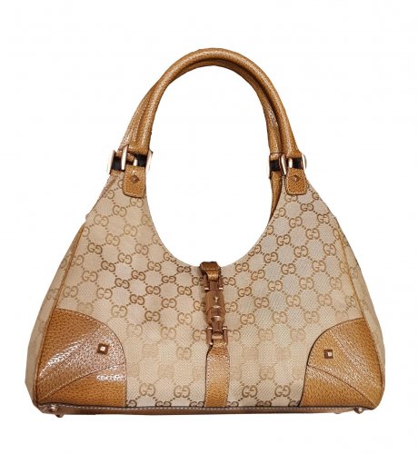 Borsa in tela beige