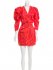 Abito Jacquard rosso 