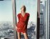 Abito Jacquard rosso 