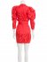 Abito Jacquard rosso 