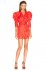 Abito Jacquard rosso 