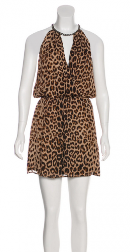 Abito leopardato smanicato
