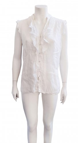Camicia bianca in lino
