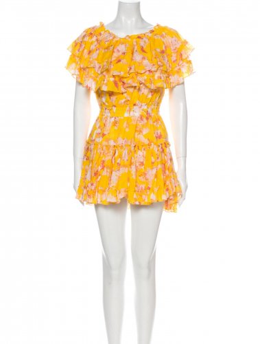 Abito giallo in cotone 