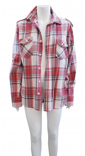 Camicia oversize rossa