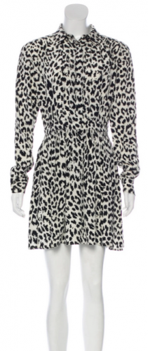 Abito animalier in seta 