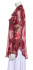Camicia rossa a fiori