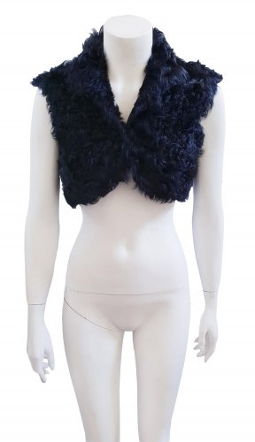 Gilet corto in pelliccia