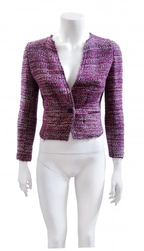 Giacca rosa in lana 