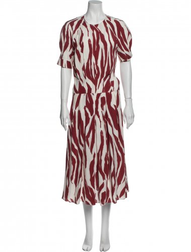 Abito lungo animalier