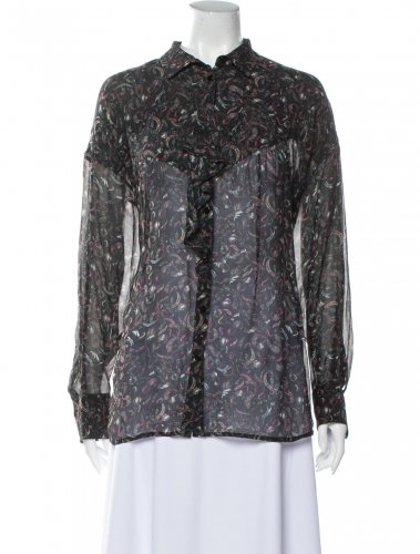 Camicia in viscosa fantasia