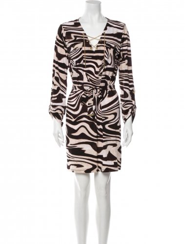 Abito midi animalier