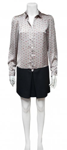 Abito camicia in fantasia
